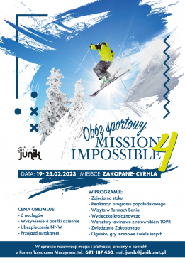 Obóz narciarski ZIMA 2023 r.